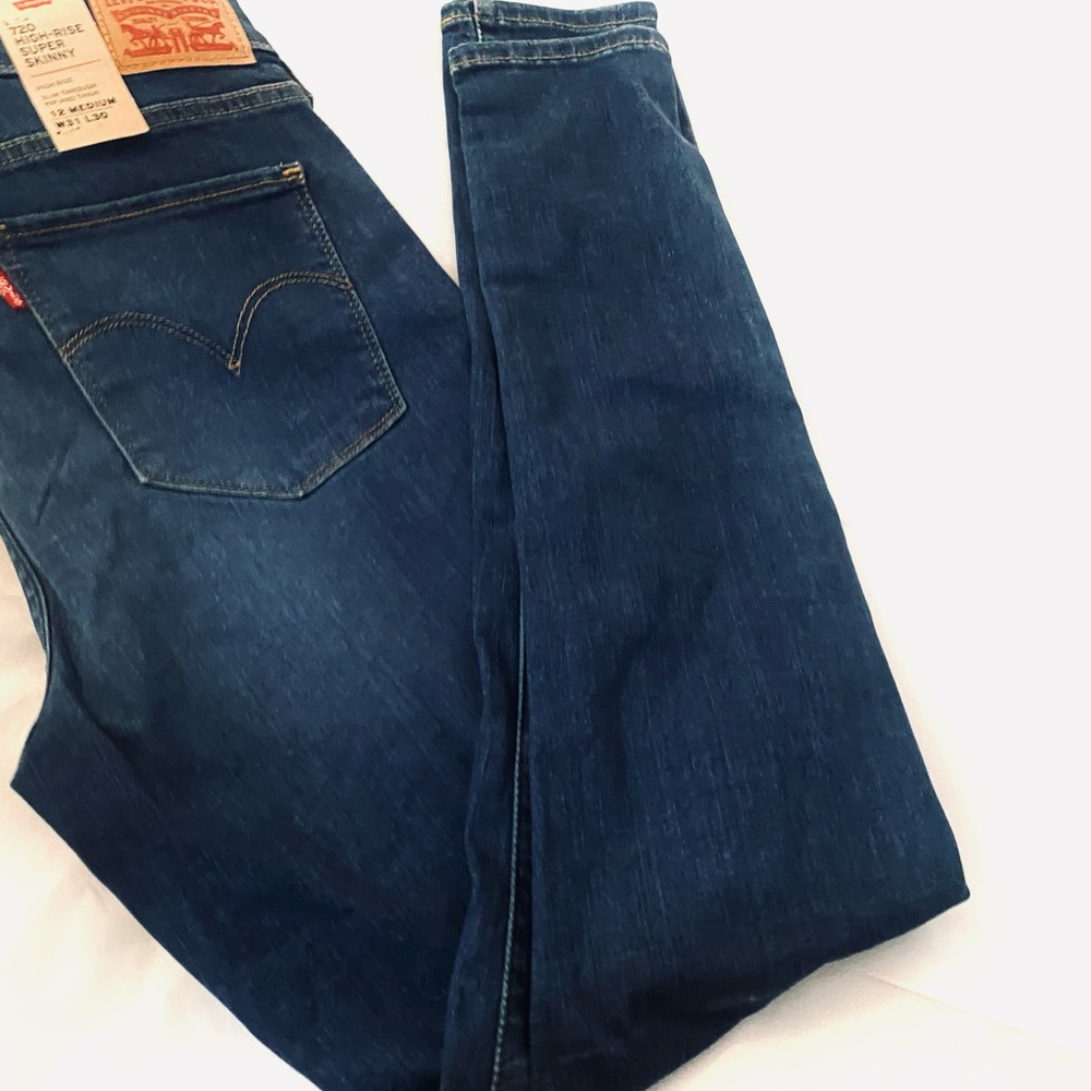 Levi’s 720 High-Rise Super Skinny women’s jeans NWT - Picture 9 of 12